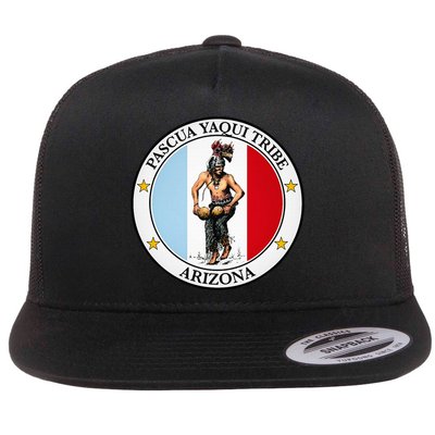 Coat Of Arms Of Pascua Yaqui Tribe Of Arizona Flatbill Hat