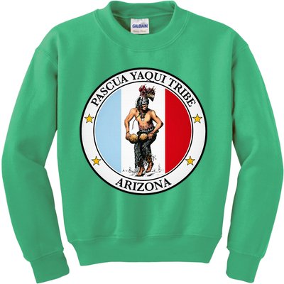 Coat Of Arms Of Pascua Yaqui Tribe Of Arizona Kids Sweatshirt