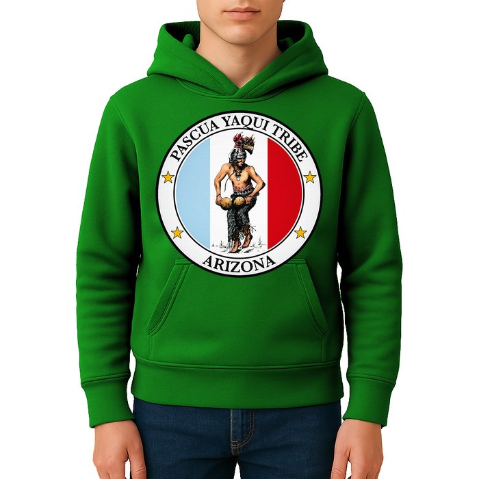 Coat Of Arms Of Pascua Yaqui Tribe Of Arizona Kids Hoodie