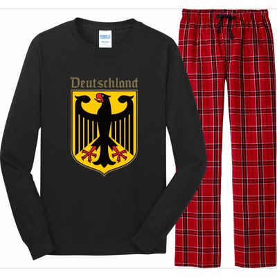 Coat Of Arms Of Germany | German Eagle | Deutschland Long Sleeve Pajama Set