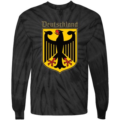 Coat Of Arms Of Germany | German Eagle | Deutschland Tie-Dye Long Sleeve Shirt