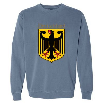 Coat Of Arms Of Germany | German Eagle | Deutschland Garment-Dyed Sweatshirt