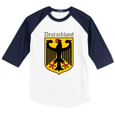 Coat Of Arms Of Germany | German Eagle | Deutschland Baseball Sleeve Shirt