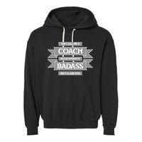 Coach Because Badass Isn't A Job Title Garment-Dyed Fleece Hoodie