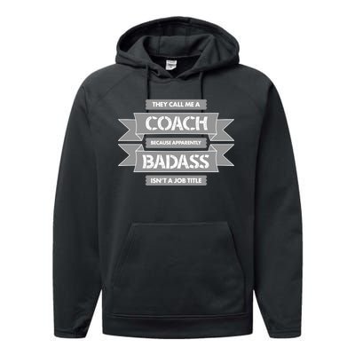 Coach Because Badass Isn't A Job Title Performance Fleece Hoodie