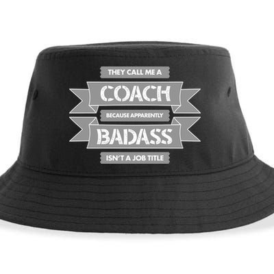 Coach Because Badass Isn't A Job Title Sustainable Bucket Hat