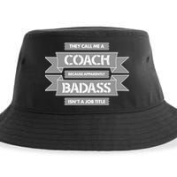 Coach Because Badass Isn't A Job Title Sustainable Bucket Hat