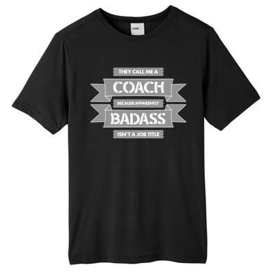 Coach Because Badass Isn't A Job Title Tall Fusion ChromaSoft Performance T-Shirt