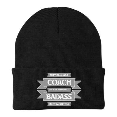 Coach Because Badass Isn't A Job Title Beanie