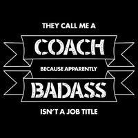 Coach Because Badass Isn't A Job Title 16oz Travel Tumbler