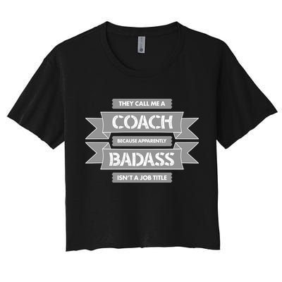 Coach Because Badass Isn't A Job Title Crop Top