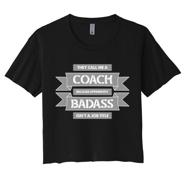 Coach Because Badass Isn't A Job Title Crop Top