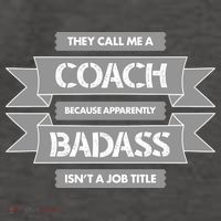 Coach Because Badass Isn't A Job Title Vector Backpack