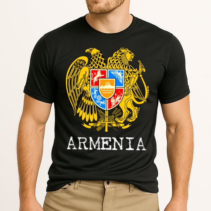 Coat of Arms of Armenia Cooling Performance Crew T-Shirt