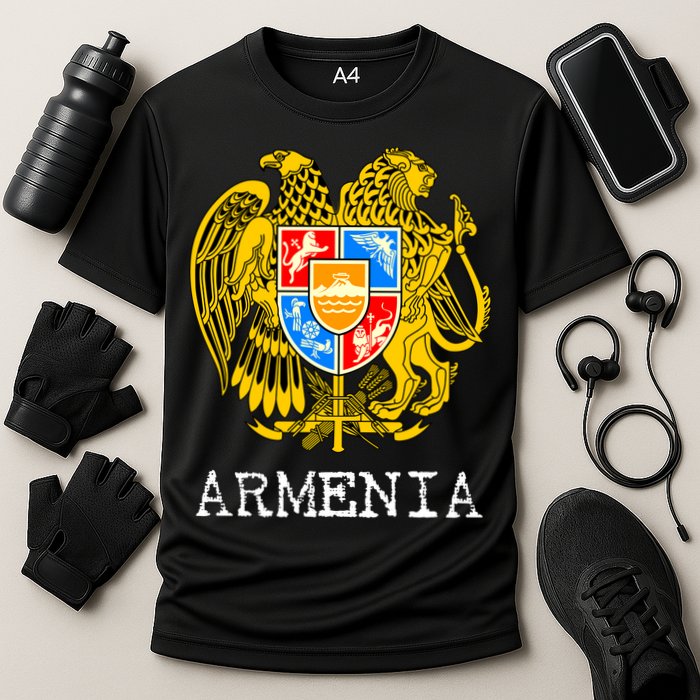 Coat of Arms of Armenia Cooling Performance Crew T-Shirt