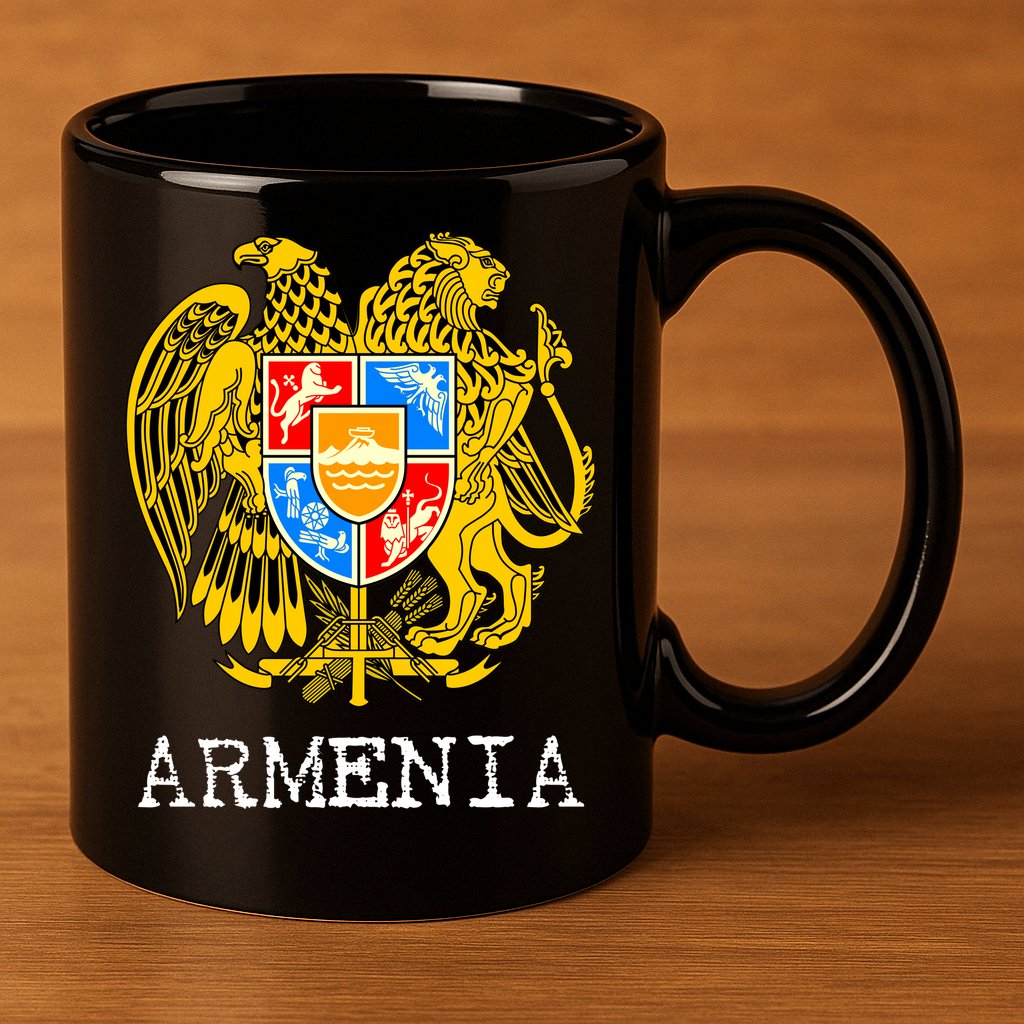 Coat of Arms of Armenia 11oz C Handle Ceramic Mug