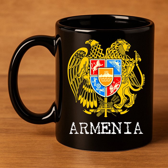 Coat of Arms of Armenia 11oz C Handle Ceramic Mug