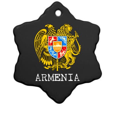 Coat of Arms of Armenia Ceramic Star Ornament