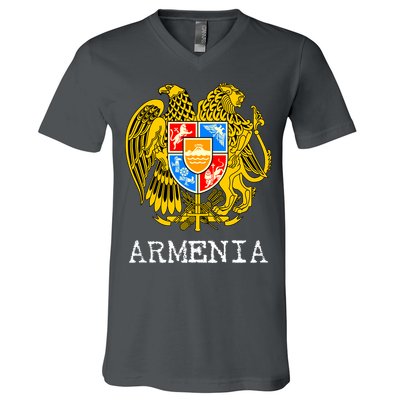 Coat of Arms of Armenia V-Neck T-Shirt