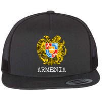 Coat of Arms of Armenia Flat Bill Trucker Hat