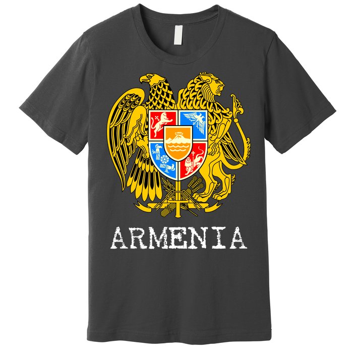 Coat of Arms of Armenia Premium T-Shirt