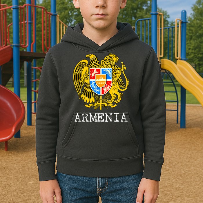Coat of Arms of Armenia Kids Hoodie