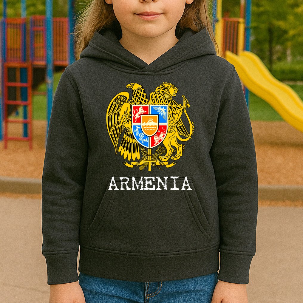 Coat of Arms of Armenia Kids Hoodie