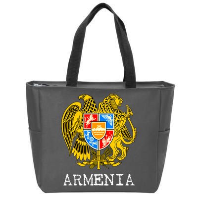 Coat of Arms of Armenia Zip Tote Bag