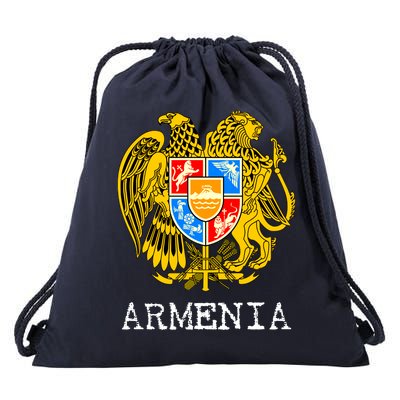 Coat of Arms of Armenia Drawstring Bag