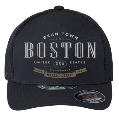 City Of Boston Flexfit Unipanel Trucker Cap