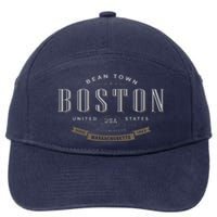 City Of Boston 7-Panel Snapback Hat