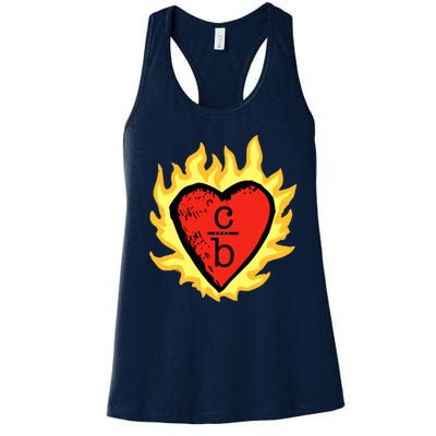 Clothes Over Bros Heart Logo Women's Racerback Tank