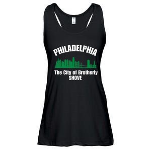 City Of Brotherly Shove Philadelphia Funny Ladies Essential Flowy Tank