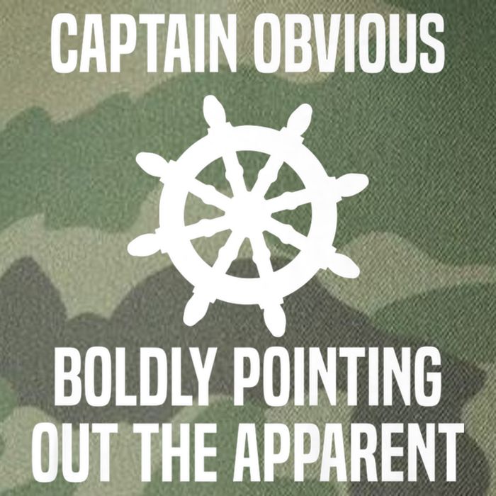 Captain Obvious Boldly Pointing Out The Apparent Sarcasm Legacy Tie Dye Trucker Hat