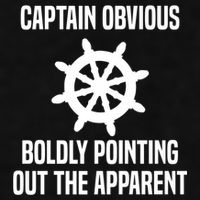 Captain Obvious Boldly Pointing Out The Apparent Sarcasm Ladies PosiCharge Tri-Blend Wicking Tank