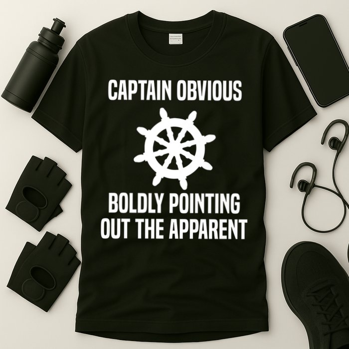 Captain Obvious Boldly Pointing Out The Apparent Sarcasm T-Shirt