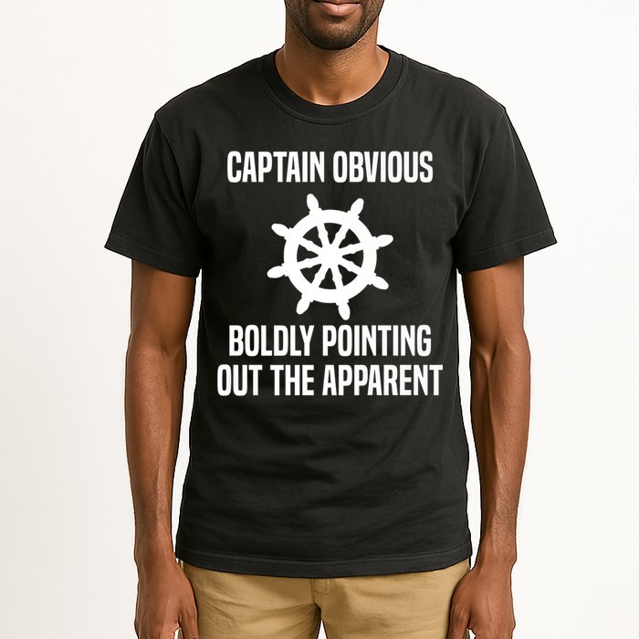 Captain Obvious Boldly Pointing Out The Apparent Sarcasm Tall T-Shirt
