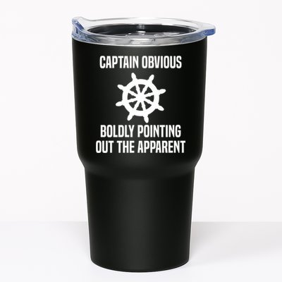 Captain Obvious Boldly Pointing Out The Apparent Sarcasm Tumbler