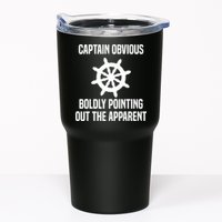 Captain Obvious Boldly Pointing Out The Apparent Sarcasm Tumbler