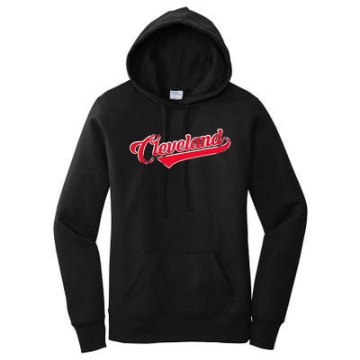 Cleveland Ohio Baseball Women's Pullover Hoodie