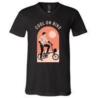 Cool On Bike V-Neck T-Shirt