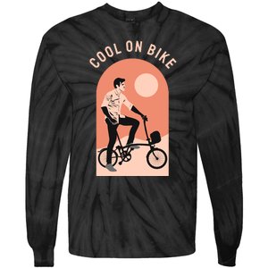 Cool On Bike Tie-Dye Long Sleeve Shirt