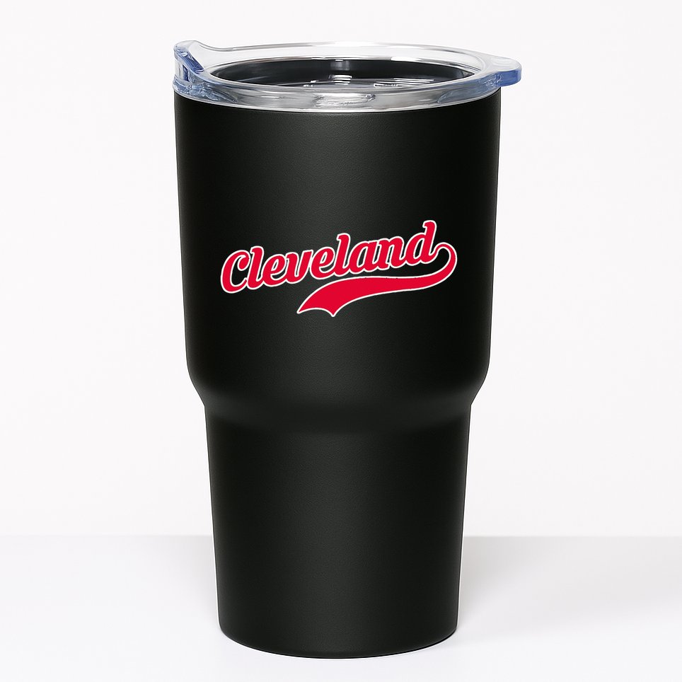Cleveland Ohio Baseball Tumbler