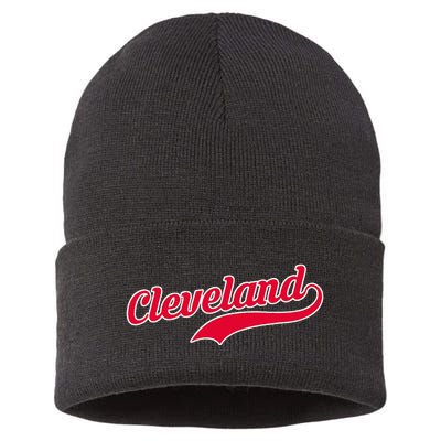 Cleveland Ohio Baseball Sustainable Knit Beanie