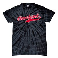 Cleveland Ohio Baseball Tie-Dye T-Shirt