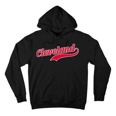 Cleveland Ohio Baseball Tall Hoodie