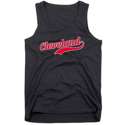 Cleveland Ohio Baseball Tank Top