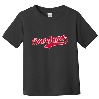 Cleveland Ohio Baseball Toddler T-Shirt