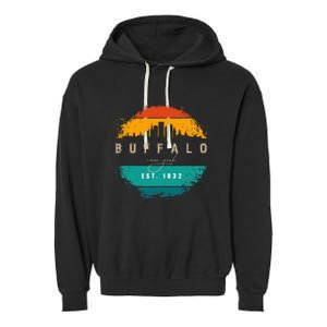 City Of Buffalo New York Garment-Dyed Fleece Hoodie