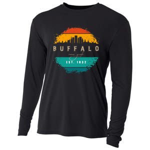 City Of Buffalo New York Cooling Performance Long Sleeve Crew